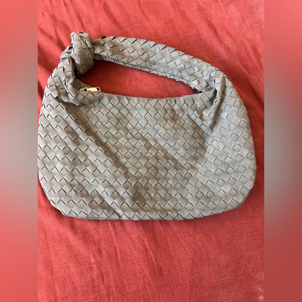 Urban Expressions Green Woven Hobo Bag